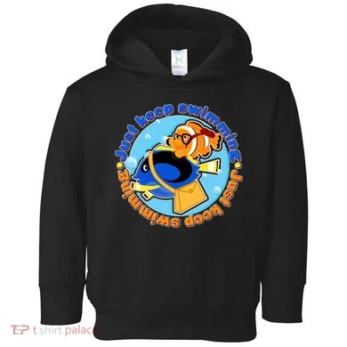 Just Keep Swimming Fish Toddler Hoodie