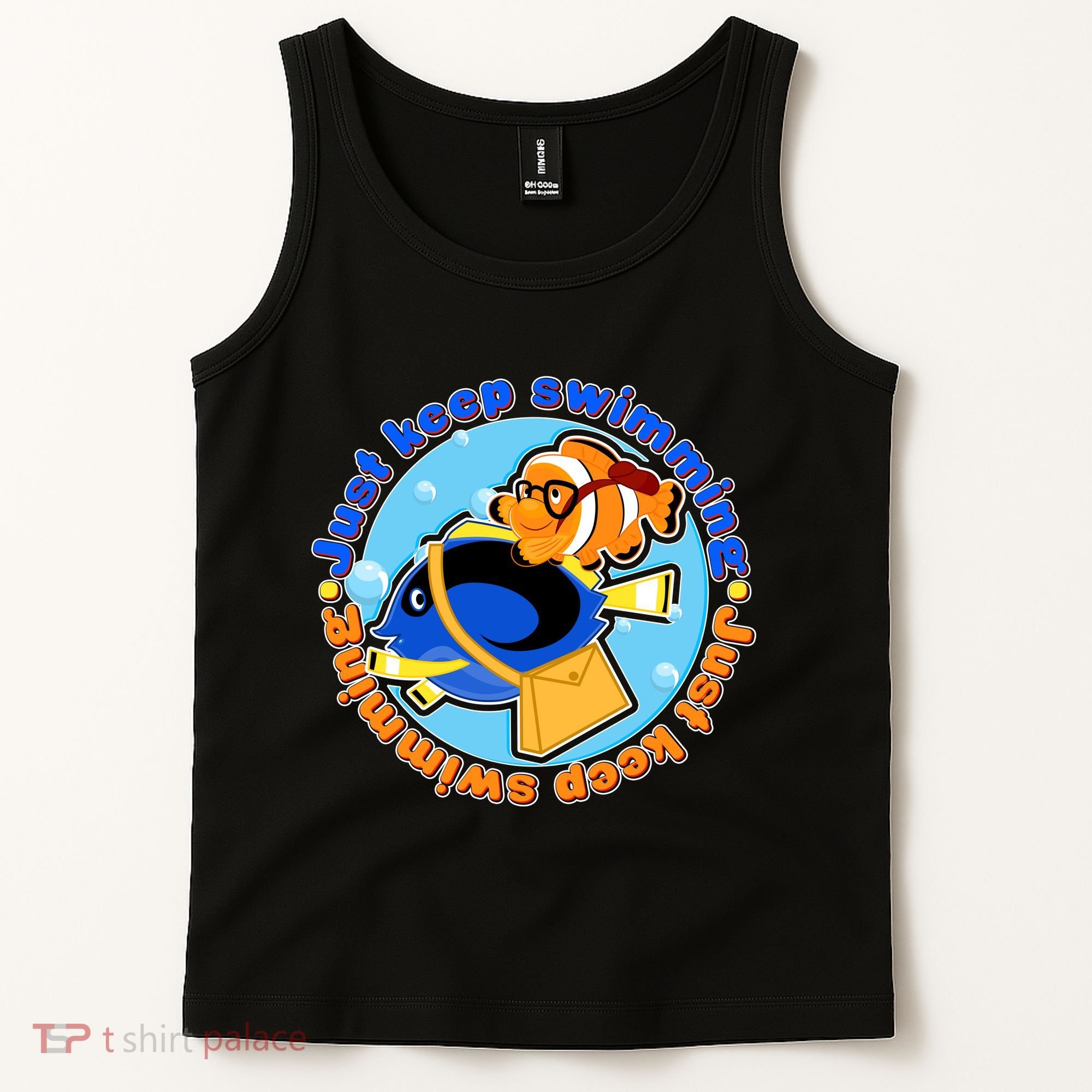 Just Keep Swimming Fish Tank Top