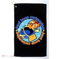 Just Keep Swimming Fish Golf Towel thumb 0