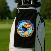 Just Keep Swimming Fish Golf Towel thumb 2