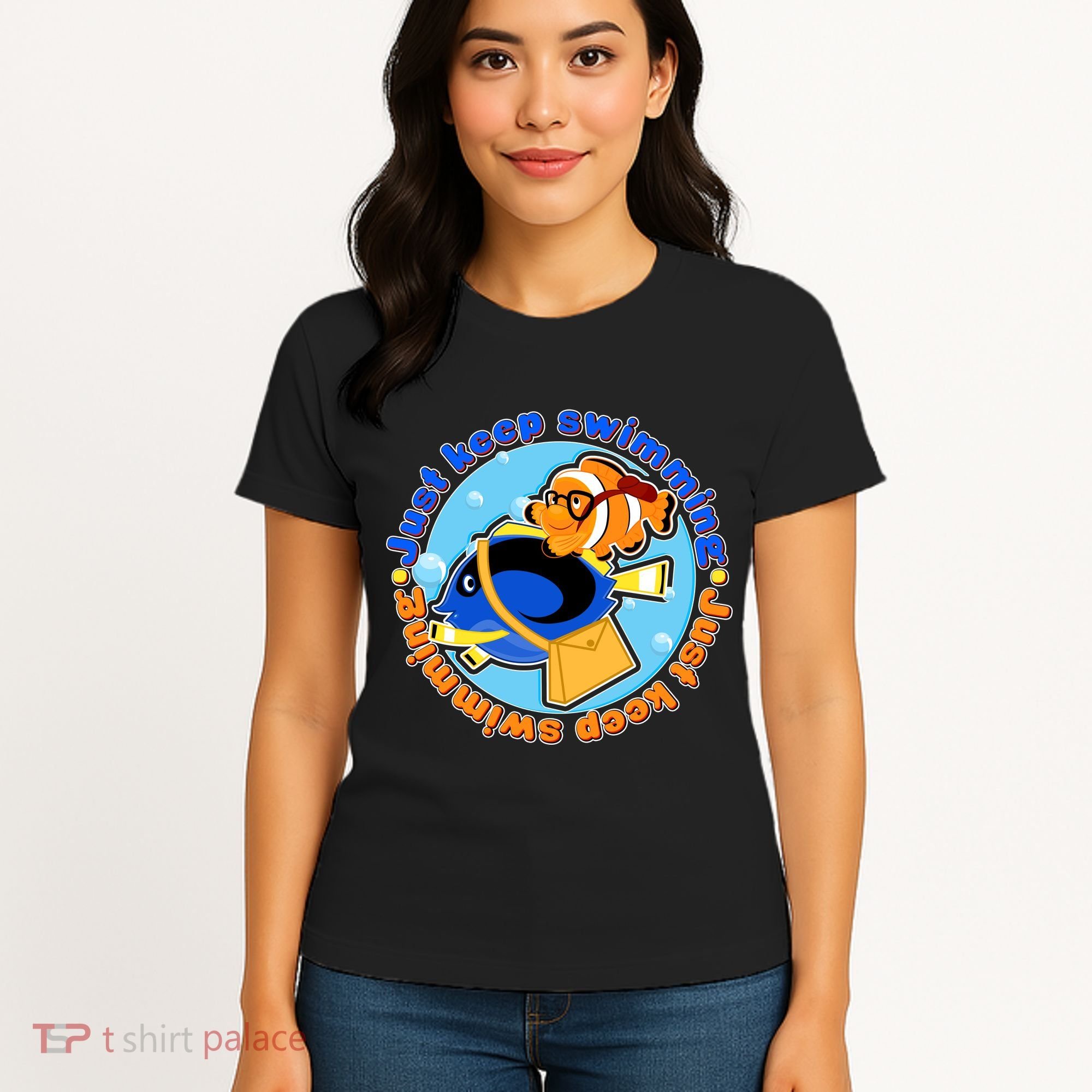 Just Keep Swimming Fish Women's T-Shirt