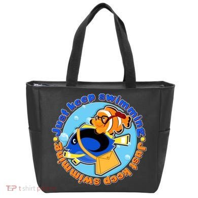 Just Keep Swimming Fish Bag