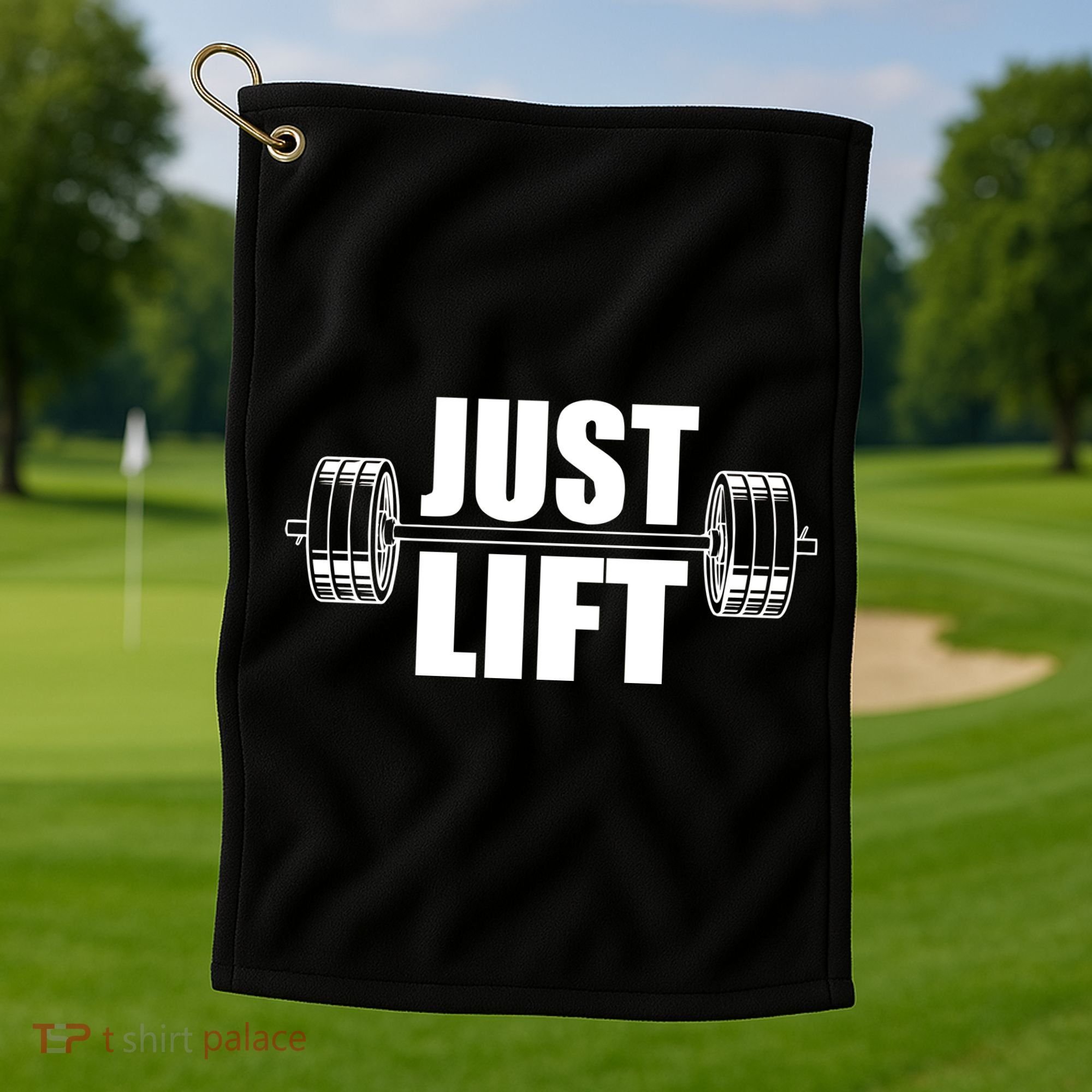 Just Lift Gym Workout Golf Towel