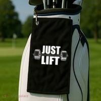 Just Lift Gym Workout Golf Towel thumb 2