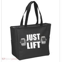 Just Lift Gym Workout Tote Bag thumb 2