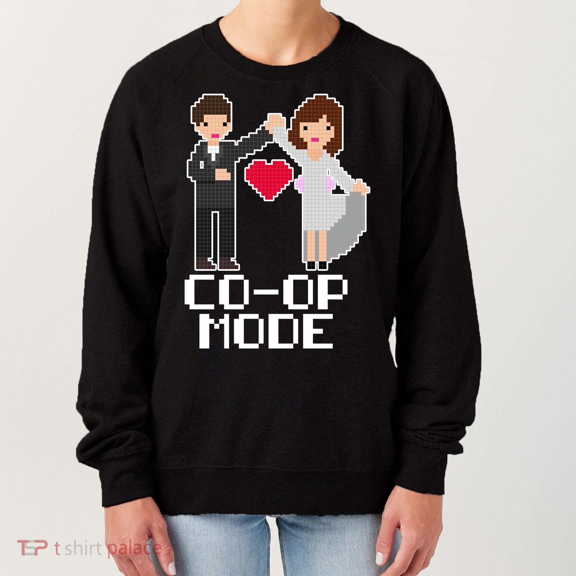 Just Married Co-op Mode Funny Marriage Women's Sweatshirt