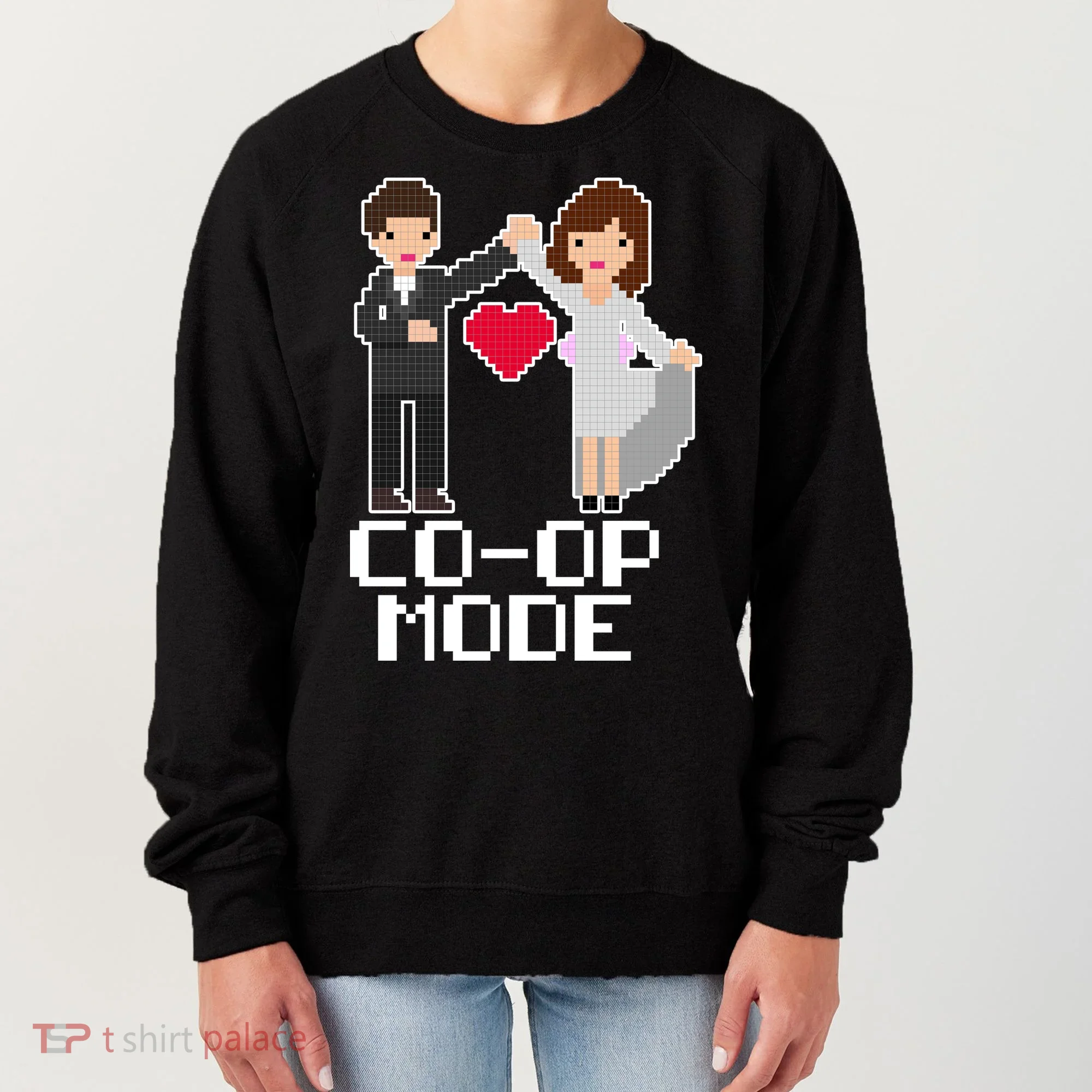 Just Married Co-op Mode Funny Marriage Women's Sweatshirt