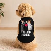 Just Married Co-op Mode Funny Marriage Doggie Tank thumb 2