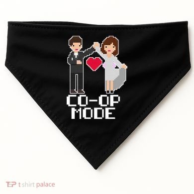 Just Married Co-op Mode Funny Marriage USA-Made Doggie Bandana
