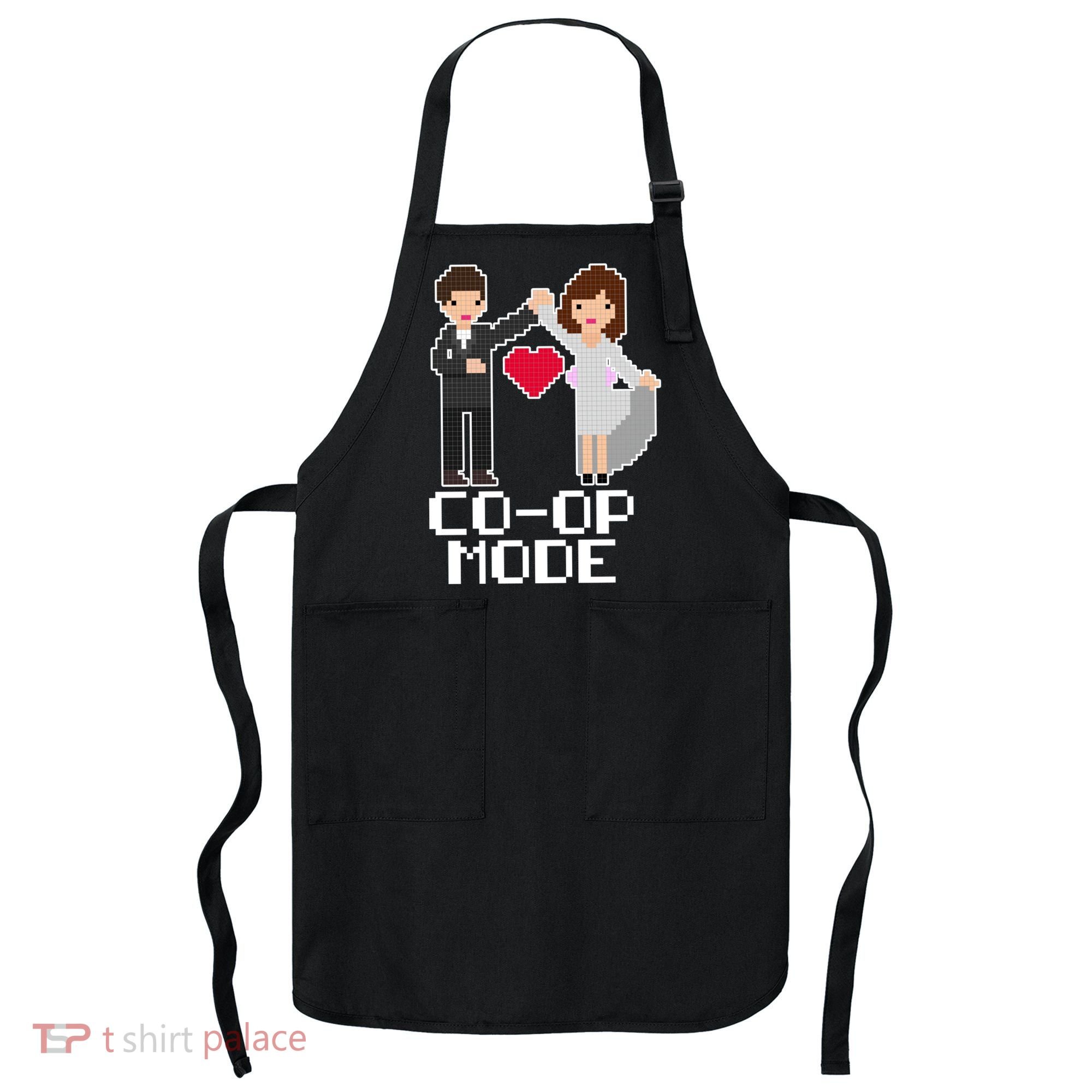 Just Married Co-op Mode Funny Marriage Apron