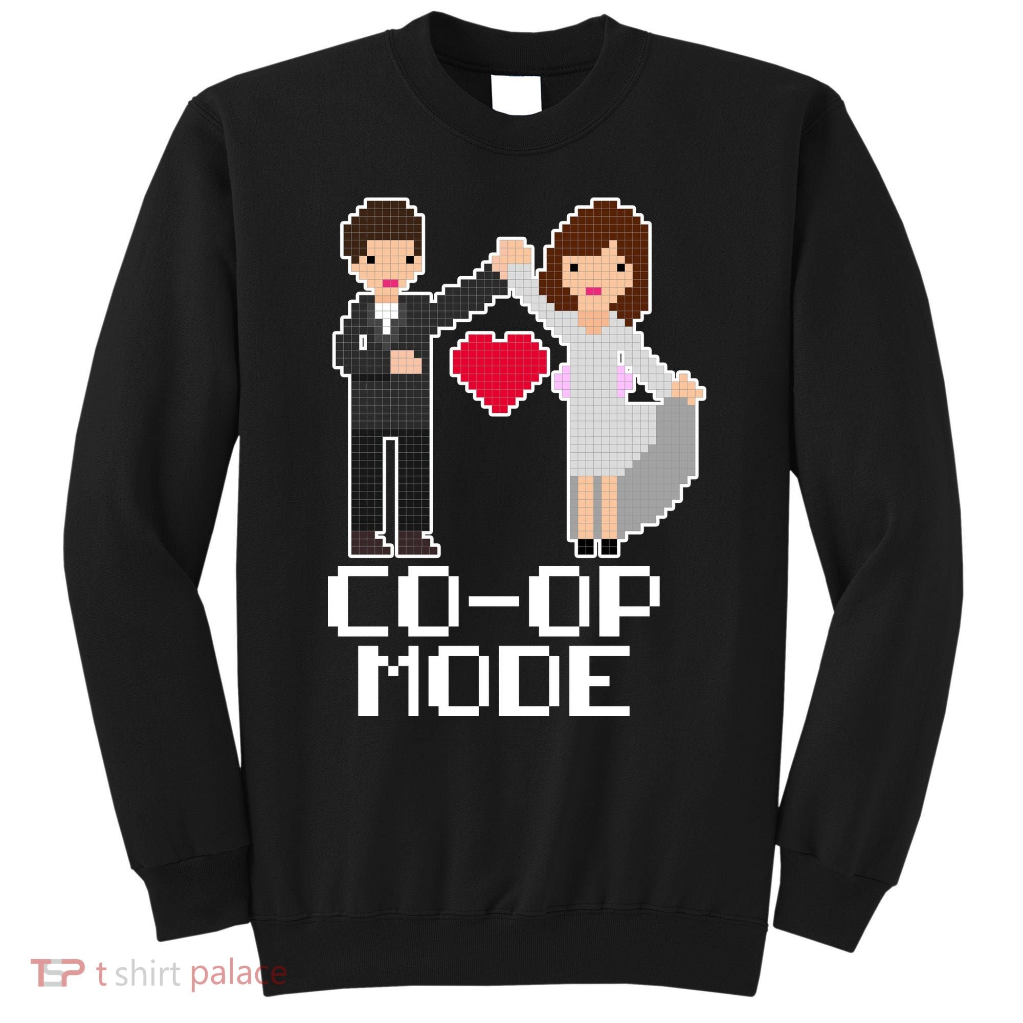 Just Married Co-op Mode Funny Marriage Sweatshirt