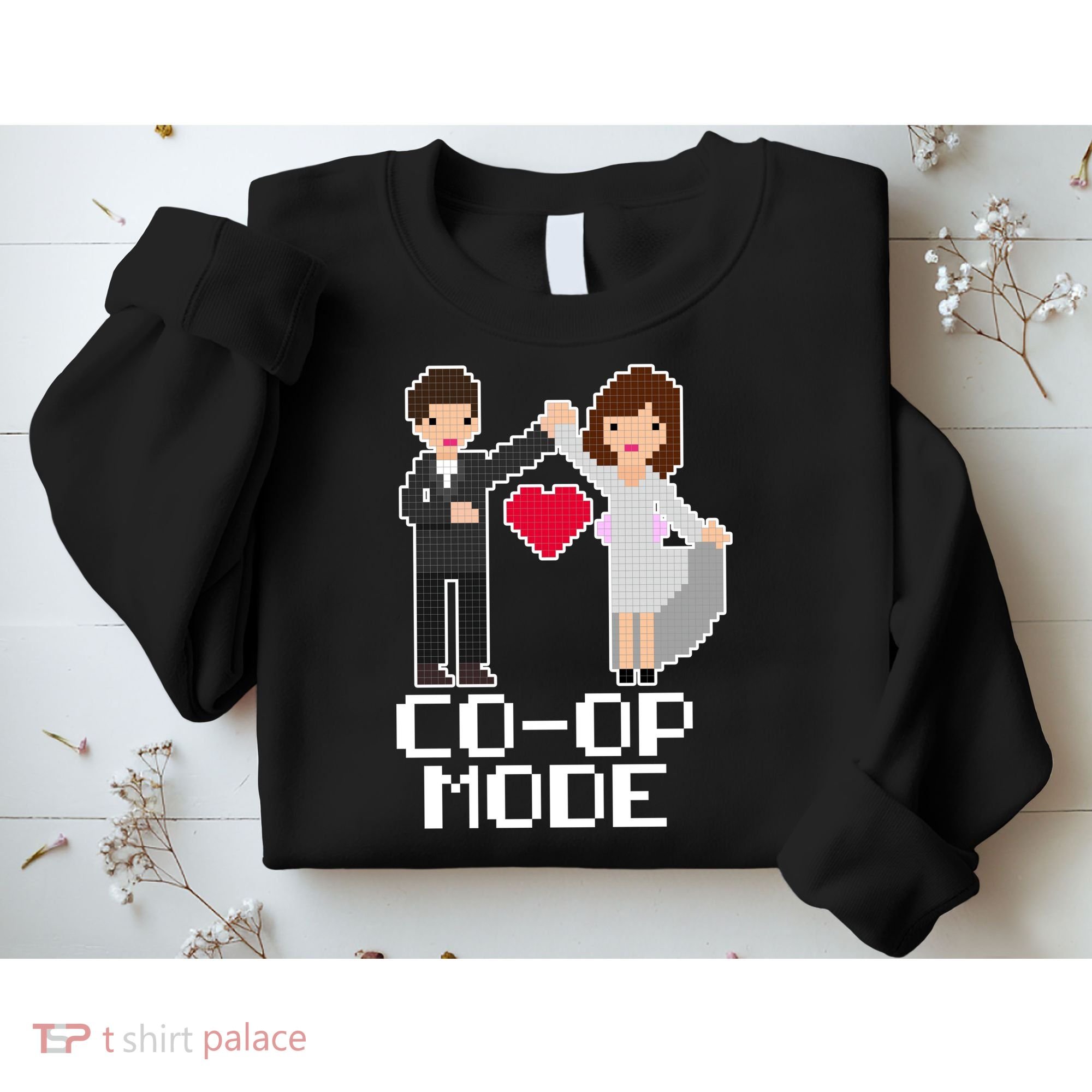 Just Married Co-op Mode Funny Marriage Sweatshirt