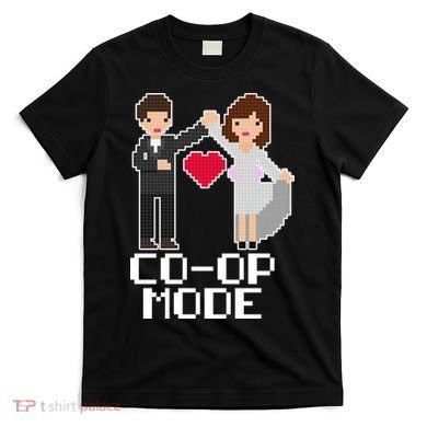 Just Married Co-op Mode Funny Marriage T-Shirt