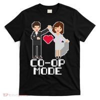 Just Married Co-op Mode Funny Marriage T-Shirt thumb 0