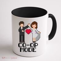 Just Married Co-op Mode Funny Marriage Coffee Mug thumb 1