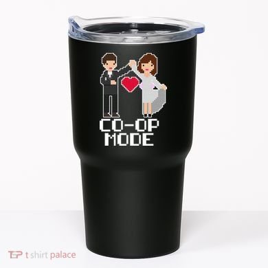 Just Married Co-op Mode Funny Marriage Tumbler