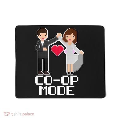 Just Married Co-op Mode Funny Marriage Mousepad