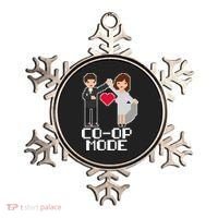 Just Married Co-op Mode Funny Marriage Ornament thumb 0
