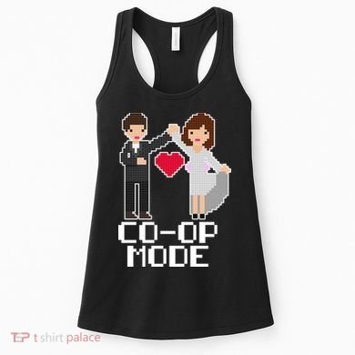 Just Married Co-op Mode Funny Marriage Women's Tank Top