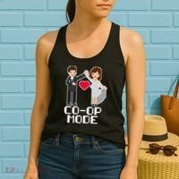 Just Married Co-op Mode Funny Marriage Women's Tank Top thumb 2