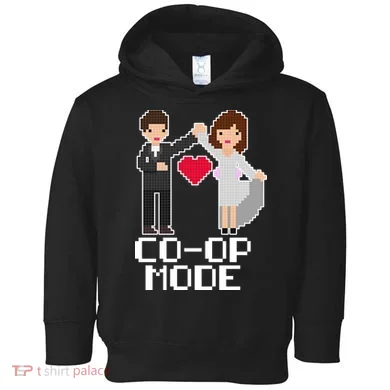 Just Married Co-op Mode Funny Marriage Toddler Hoodie