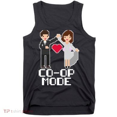 Just Married Co-op Mode Funny Marriage Tank Top