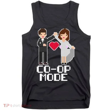Just Married Co-op Mode Funny Marriage Tank Top
