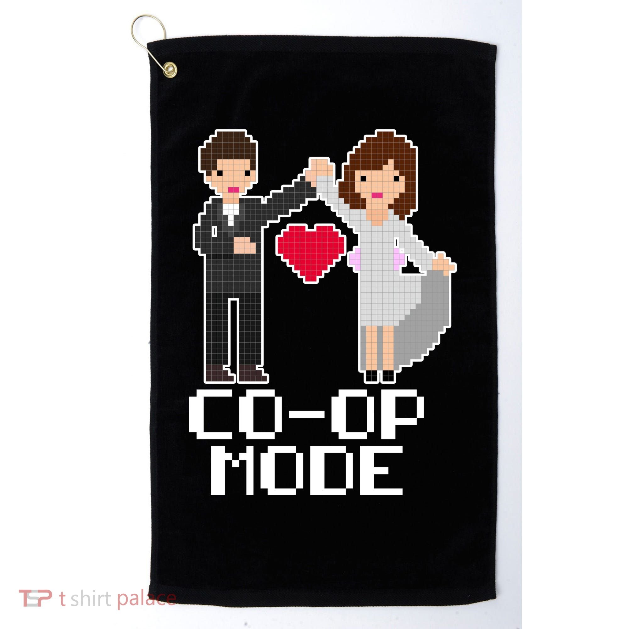 Just Married Co-op Mode Funny Marriage Golf Towel