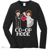 Just Married Co-op Mode Funny Marriage Women's Long Sleeve Shirt thumb 0