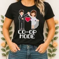 Just Married Co-op Mode Funny Marriage Women's T-Shirt thumb 2
