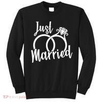Just Married Ring Logo Sweatshirt thumb 0