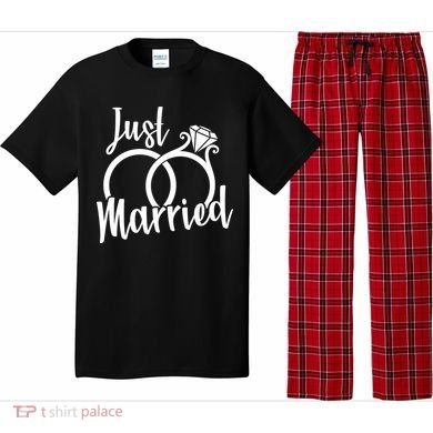 Just Married Ring Logo Pajama Set