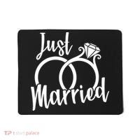 Just Married Ring Logo Mousepad thumb 0