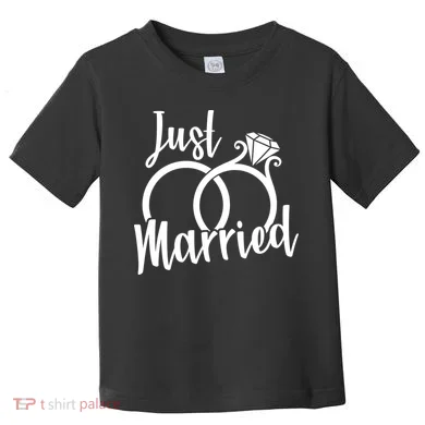 Just Married Ring Logo Toddler T-Shirt