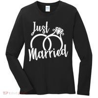 Just Married Ring Logo Women's Long Sleeve Shirt thumb 0