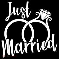 Just Married Ring Logo Women's T-Shirt thumb 6