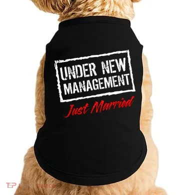 Just Married Under New Management Doggie Tank