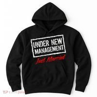Just Married Under New Management Hoodie thumb 0