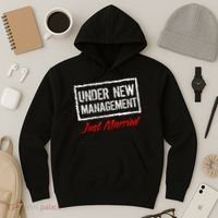 Just Married Under New Management Hoodie thumb 3