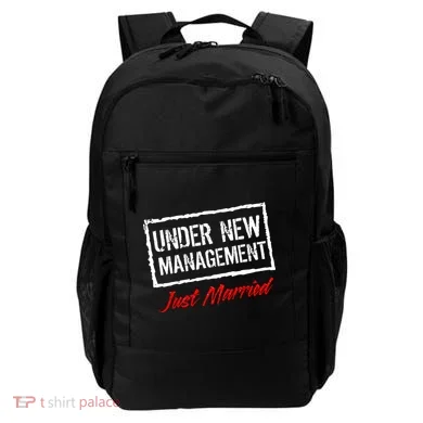 Just Married Under New Management Backpack
