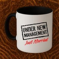 Just Married Under New Management Coffee Mug thumb 2