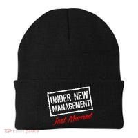 Just Married Under New Management Beanie thumb 0