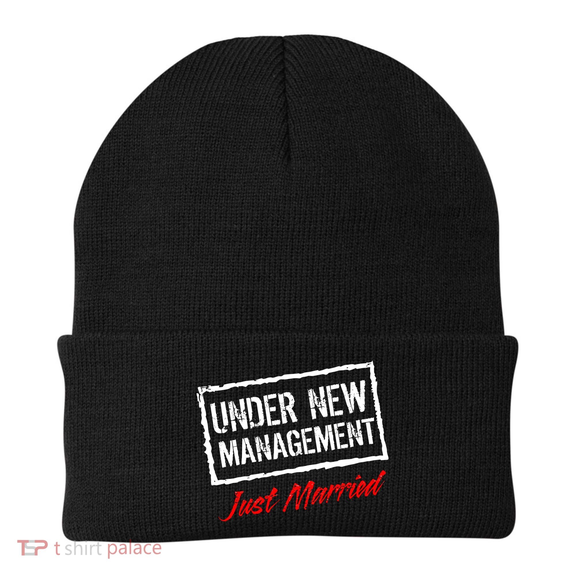 Just Married Under New Management Beanie