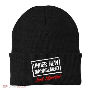 Just Married Under New Management Beanie