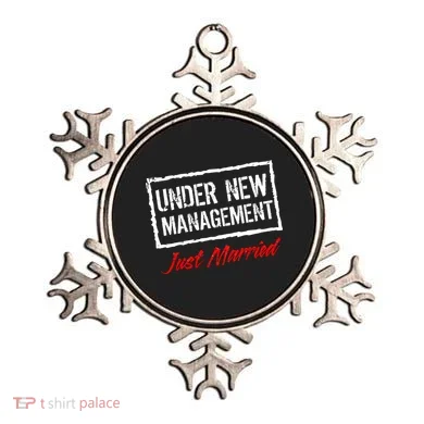 Just Married Under New Management Ornament