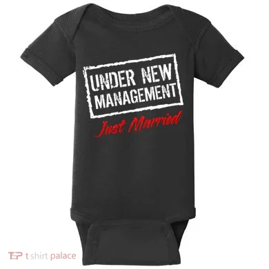 Just Married Under New Management Baby Bodysuit
