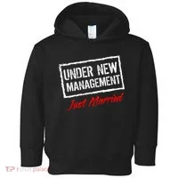 Just Married Under New Management Toddler Hoodie thumb 0