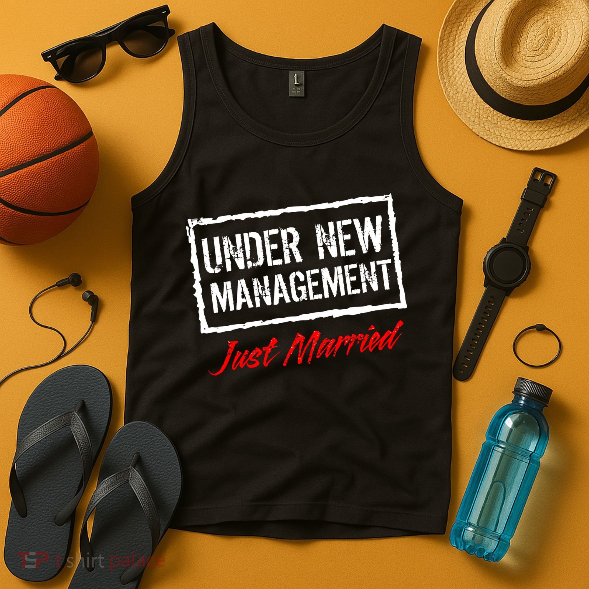Just Married Under New Management Tank Top