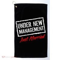Just Married Under New Management Golf Towel thumb 0