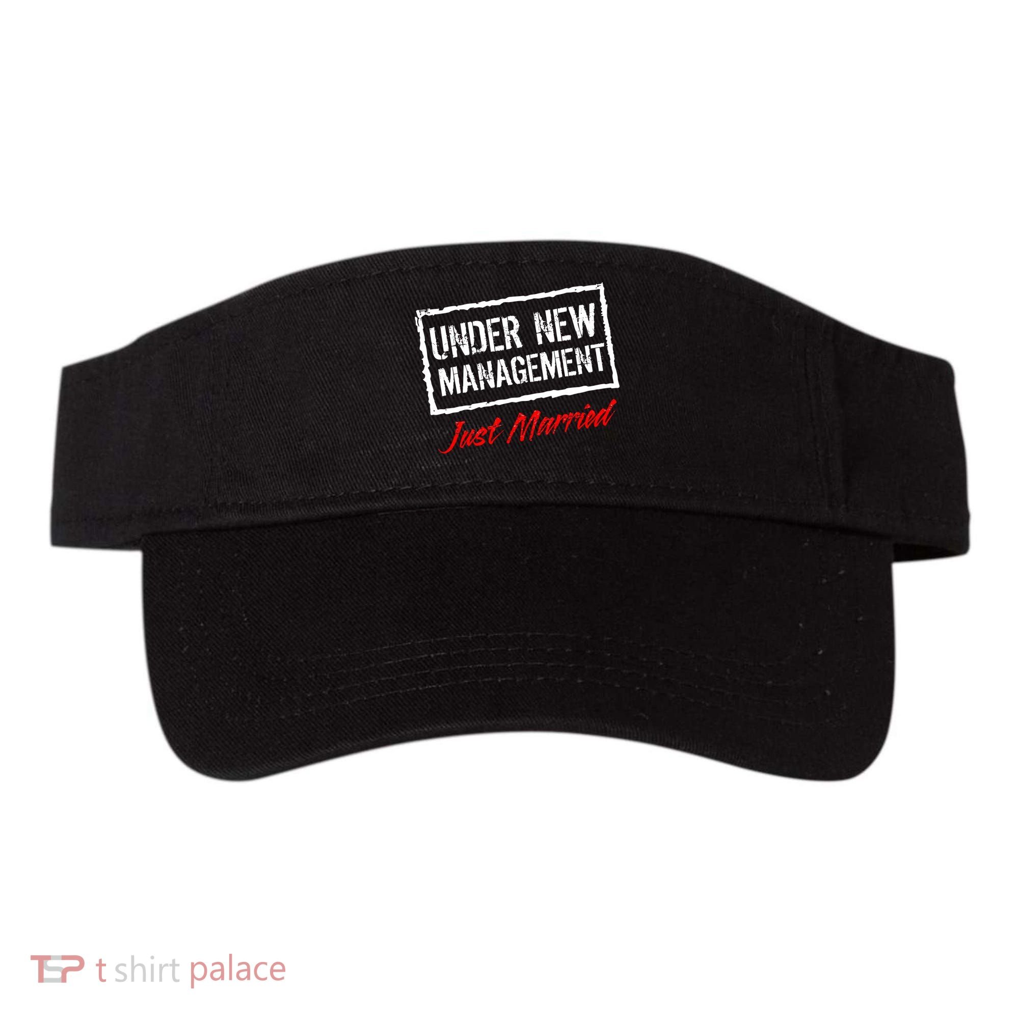 Just Married Under New Management Visor